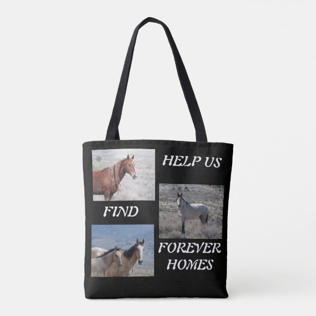 Adopt a Wild Horse Tasche (Rückseite)