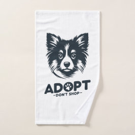 Adopt don't shop 3 badhandtuch set
