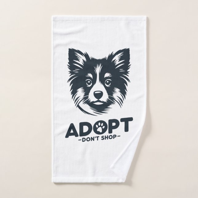 Adopt don't shop 3 badhandtuch set (Handtuch)
