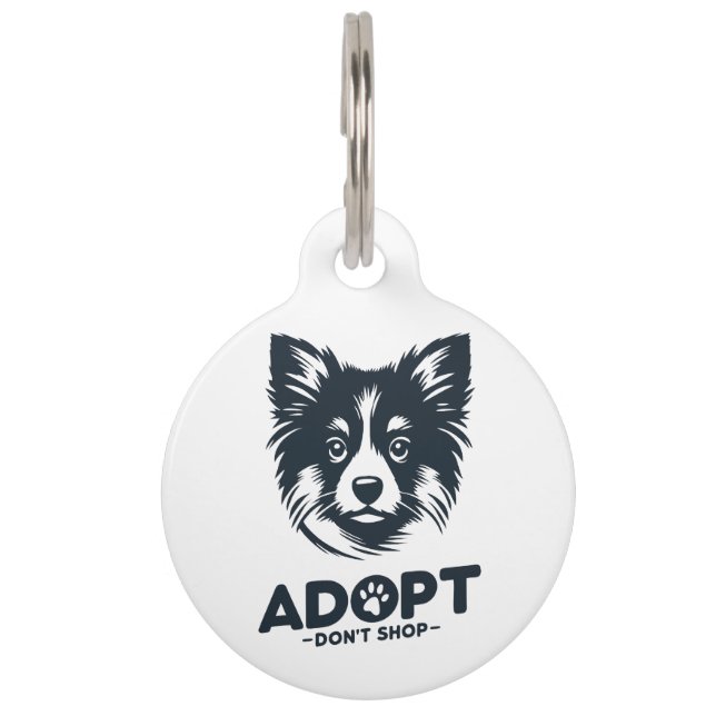Adopt don't shop 3 haustiermarke (Vorderseite)