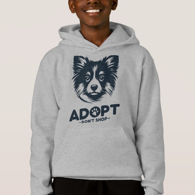 Adopt don't shop 3 hoodie (Vorderseite)