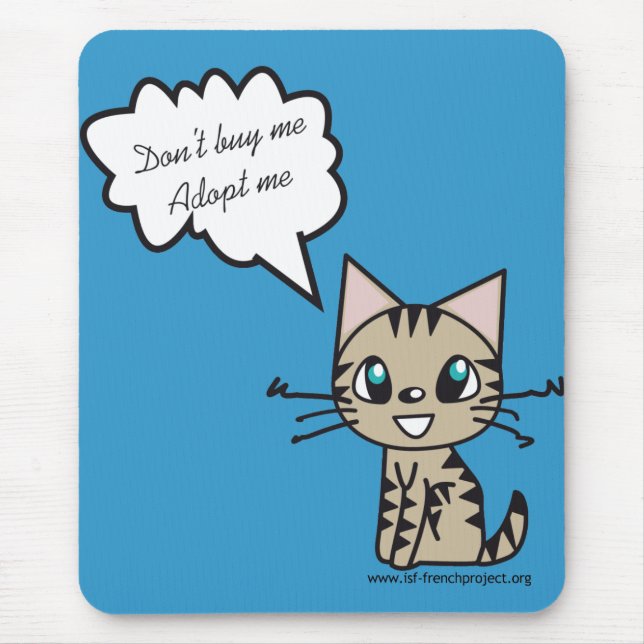 Adopt-Mousepad mich Mousepad (Vorne)