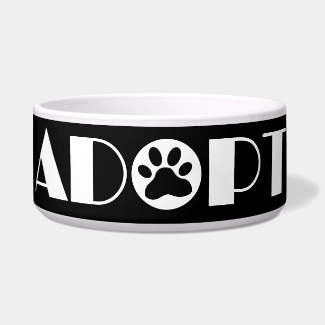 Adopt paw dog napf (Vorderseite)