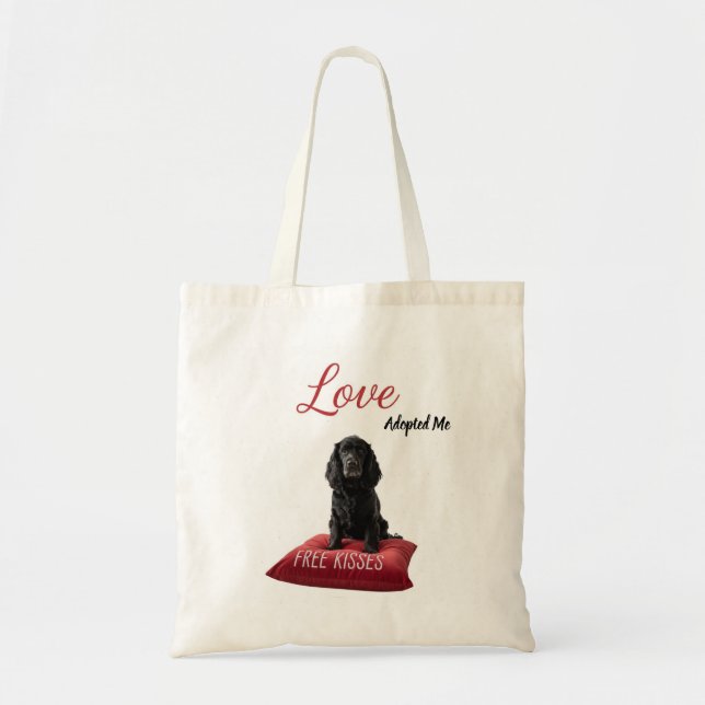 Adopted Dog Love Tote Bag (Devant)