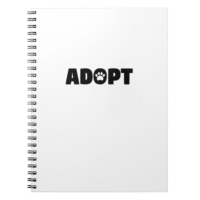 Adopter le Carnet Spiral Empreinte de patte Secour (Devant)