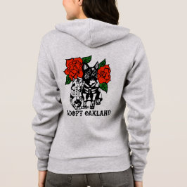 Adopter Oakland - sweat - shirt à capuche crâne à