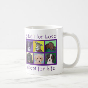 Adoptez pour l'amour, adoptez pour la tasse de la