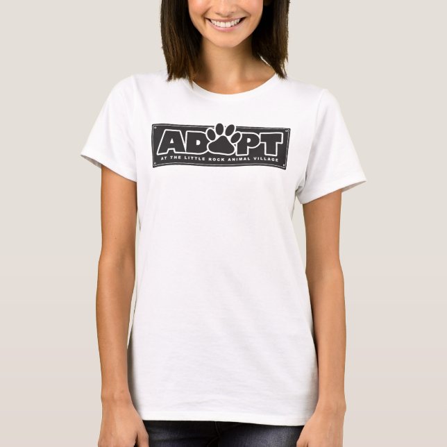 "Adoptez T-shirt à LRAV" (Devant)
