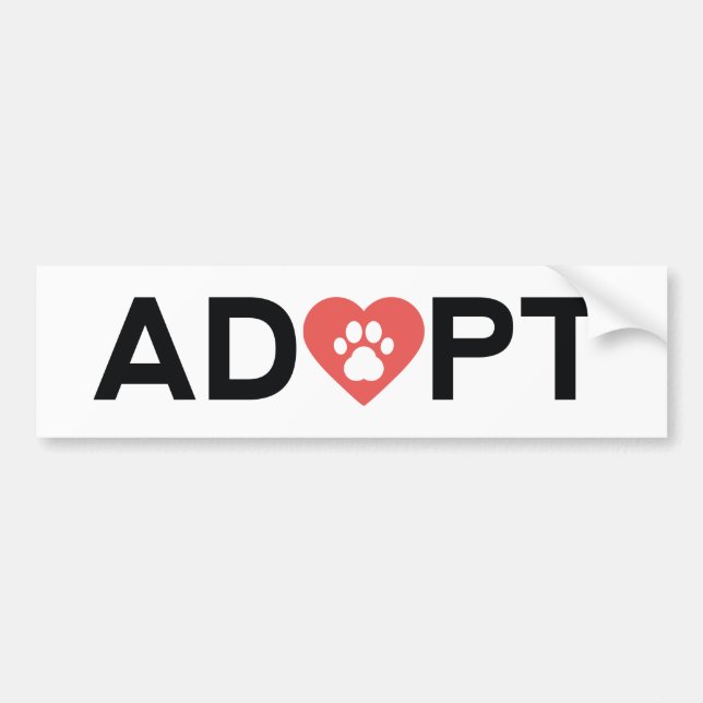 ADOPTIER AUTOAUFKLEBER (Vorne)