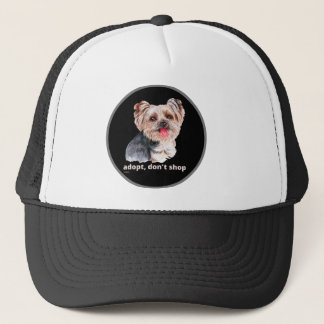 ADOPTIER, DON not SHOP (Yorkshire Terrier) niedlic Truckerkappe