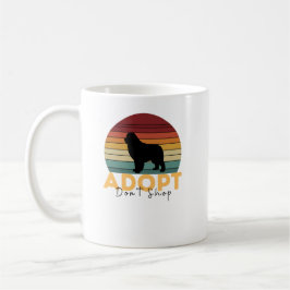 Adoptier Don't Shop Newfy Dog Tasse - Shelter Pet 