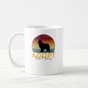 Adoptier Don't Shop Newfy Dog Tasse - Shelter Pet