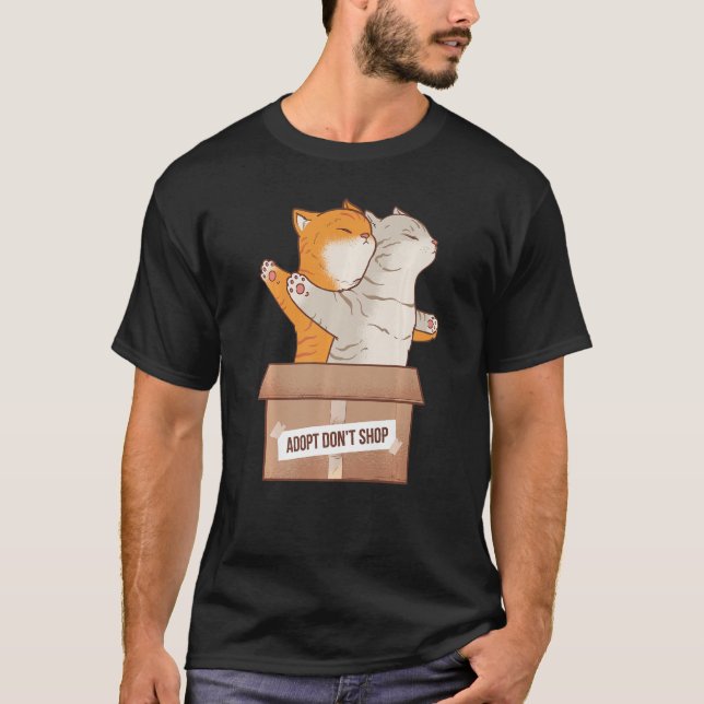 Adoptier Dont Shop T-Shirt (Vorderseite)
