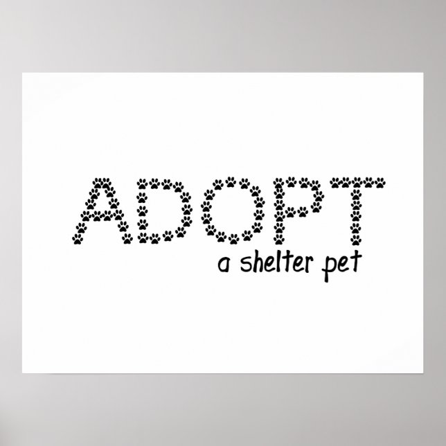 Adoptier einer Pfostenhalterung Poster (Vorne)