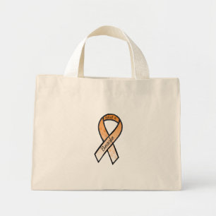Adoptier eines Beagle Orange Awareness Ribbon Mini Stoffbeutel