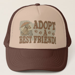 Adoptier eines Best Friend von Mudge Studios Truckerkappe