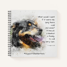Adoptier eines Hundehundes - Berner Hund Notizbuch