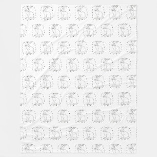 Adoptier eines Menschen Fleecedecke