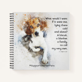 Adoptier eines Unterschlupf - Beagle Notizbuch