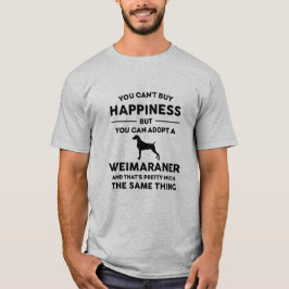 Adoptier eines Weimaraner Hundes Glück T-Shirt