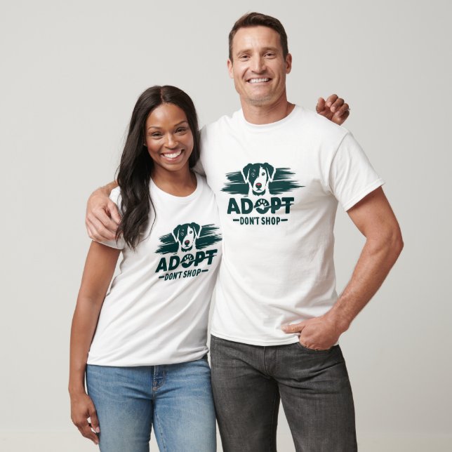 Adoptier nicht einkaufen 2 T-Shirt (Unisex)