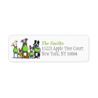 Adoptier Shelter Hunde Off-Leash Art™ Green Title