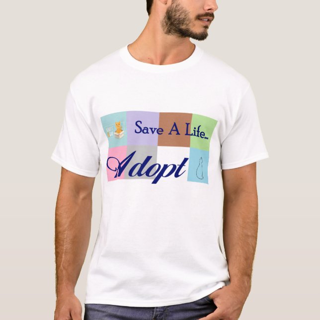 Adoptier-Shirt T-Shirt (Vorderseite)