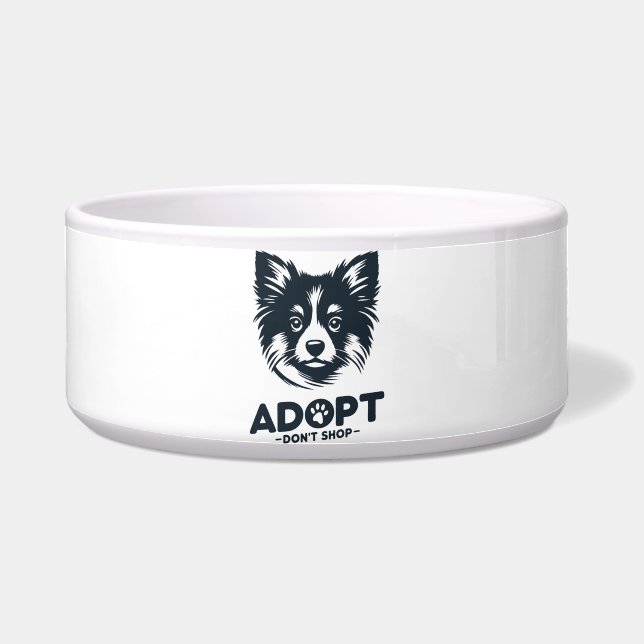 Adoptiere statt zu kaufen 3 napf (Vorderseite)
