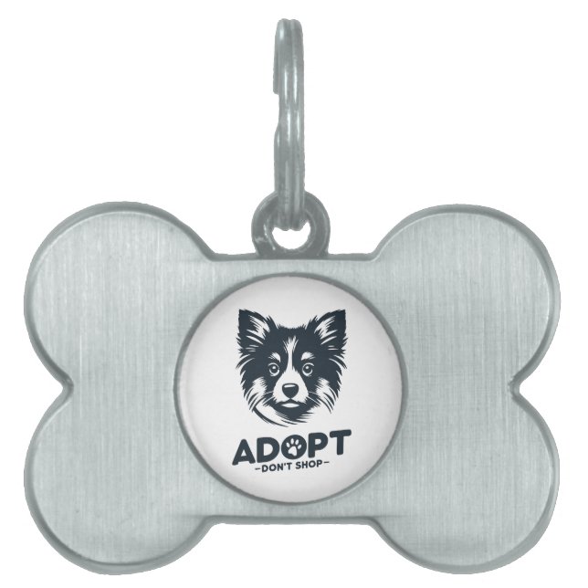 Adoptiere statt zu kaufen 3 tiermarke (Vorderseite)