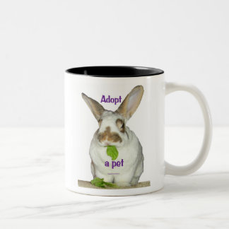 Adoptieren Sie ein Haustier Zweifarbige Tasse