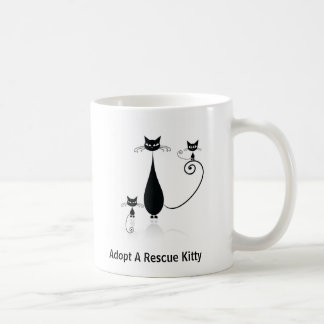 Adoptieren Sie eine Rettungkitty-Tasse Kaffeetasse