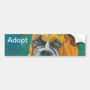Adoptieren Sie einen HundeAutoaufkleber Autoaufkleber