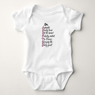 Adoptiert Baby Jersey Bodysuit Strampler