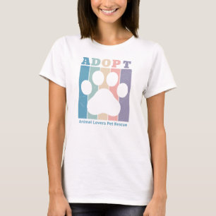 Adoptiert Farblicher benutzerdefinierter T - Shirt