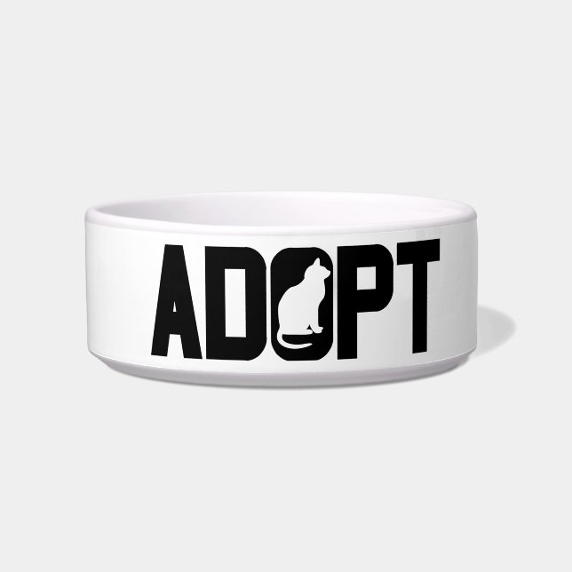 Adoptiert Haustiere Napf (Vorderseite)