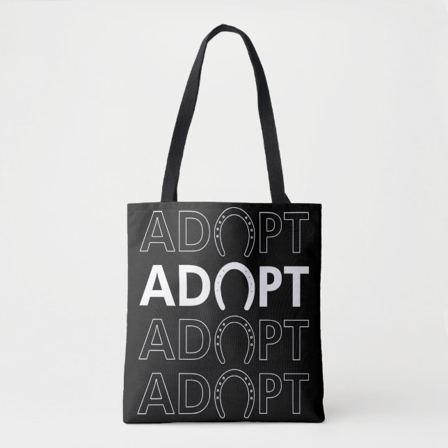 Adoptiert Stack-Text Tasche (Vorderseite)