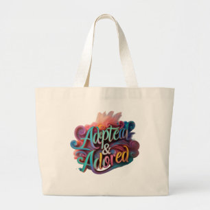 Adoptiert und bestellt Jumbo Tote Bag für Heimti Stoffbeutel