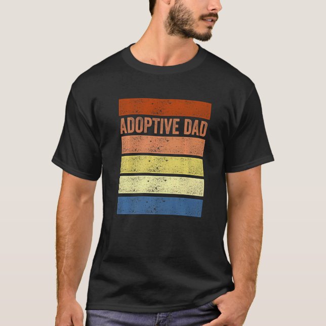 Adoption Announcement Day Dad Family   T-Shirt (Vorderseite)