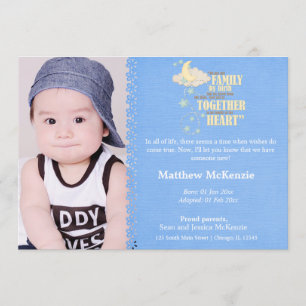 Adoption Boy Faire-part