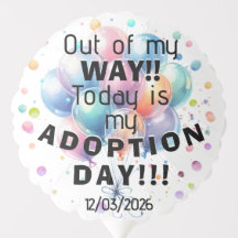 Adoption Day Balloon