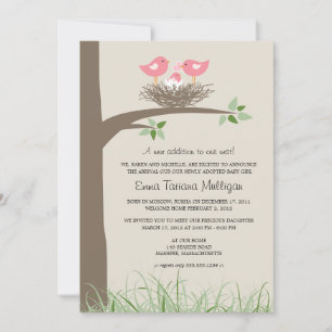 Adoption des Lesben-Vogel-Nestes Einladung