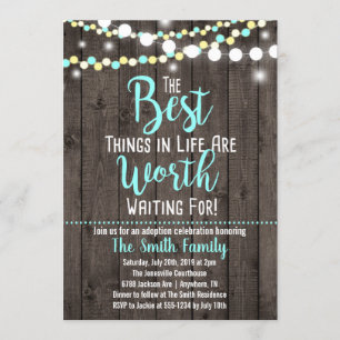 Adoption Dusche Einladung