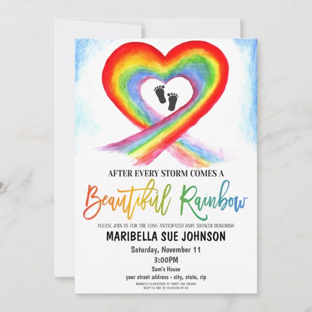 Adoption - Einladung (Vorderseite)