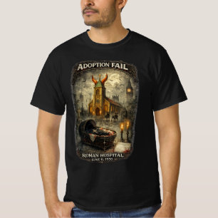 Adoption Fail Herren Wert Dunkles T-Shirt