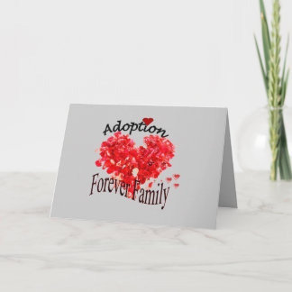 Adoption Forever Family Card Karte