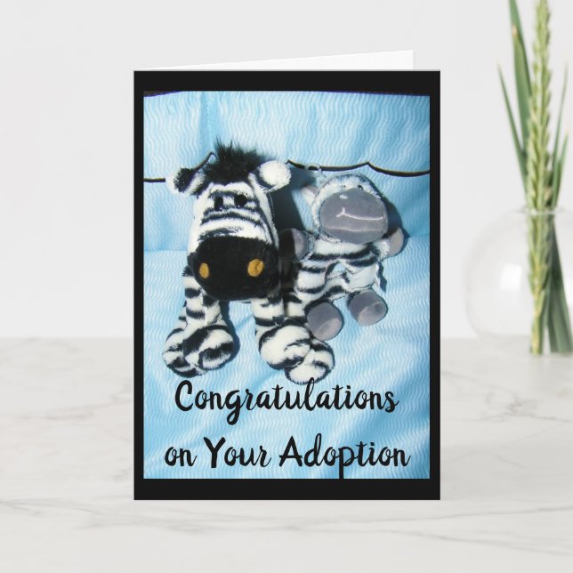 **ADOPTION** GRATULIERUNGEN AN DIE FREUNDE KARTE (Vorderseite)