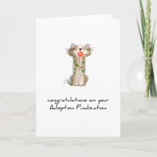 Adoption Grußkarte Karte