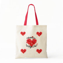 Adoption holt Liebe-Tasche