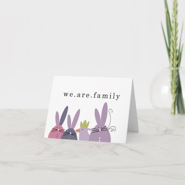 Adoption Karte (Vorderseite)