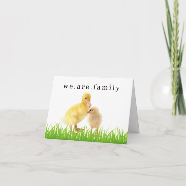 Adoption Karte (Vorderseite)